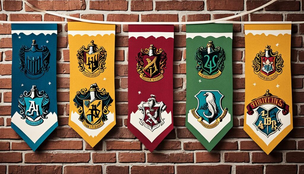 DIY Harry Potter House Banners