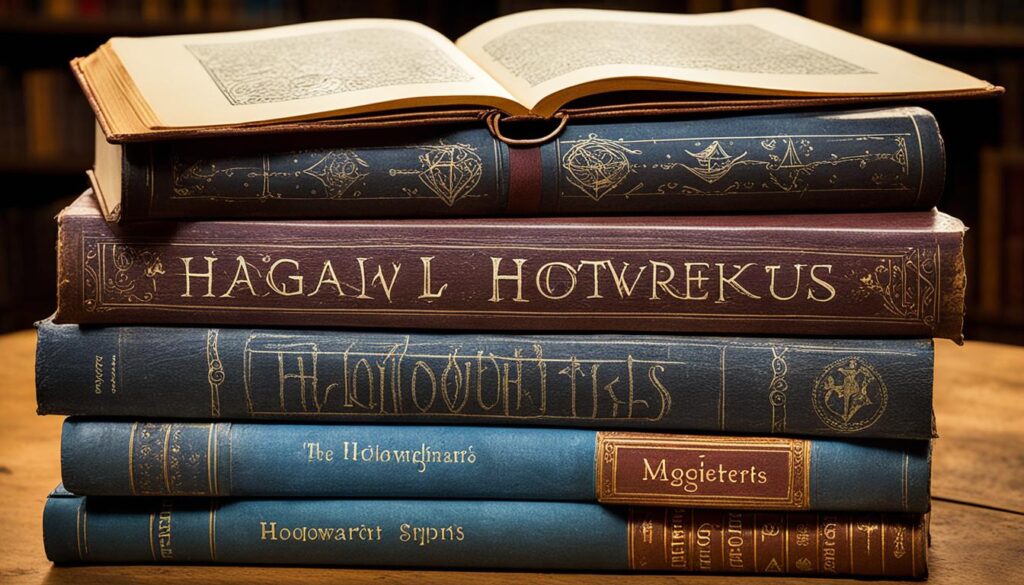 Educational books of Hogwarts curriculum