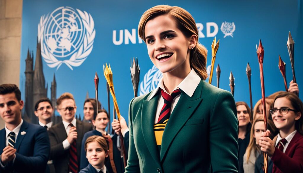 Emma Watson at a UN event