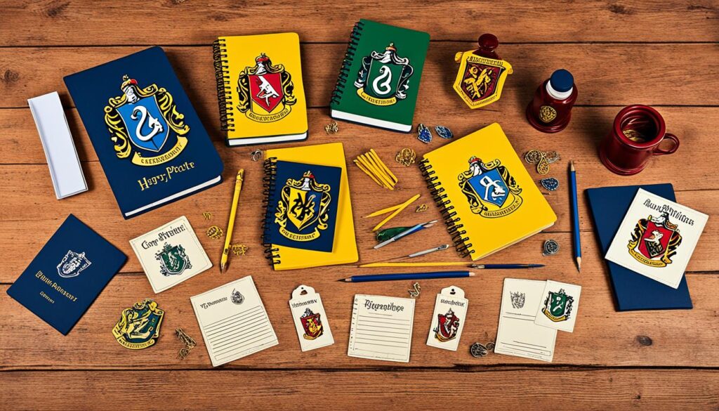 Harry Potter stationery set with Hogwarts essentials