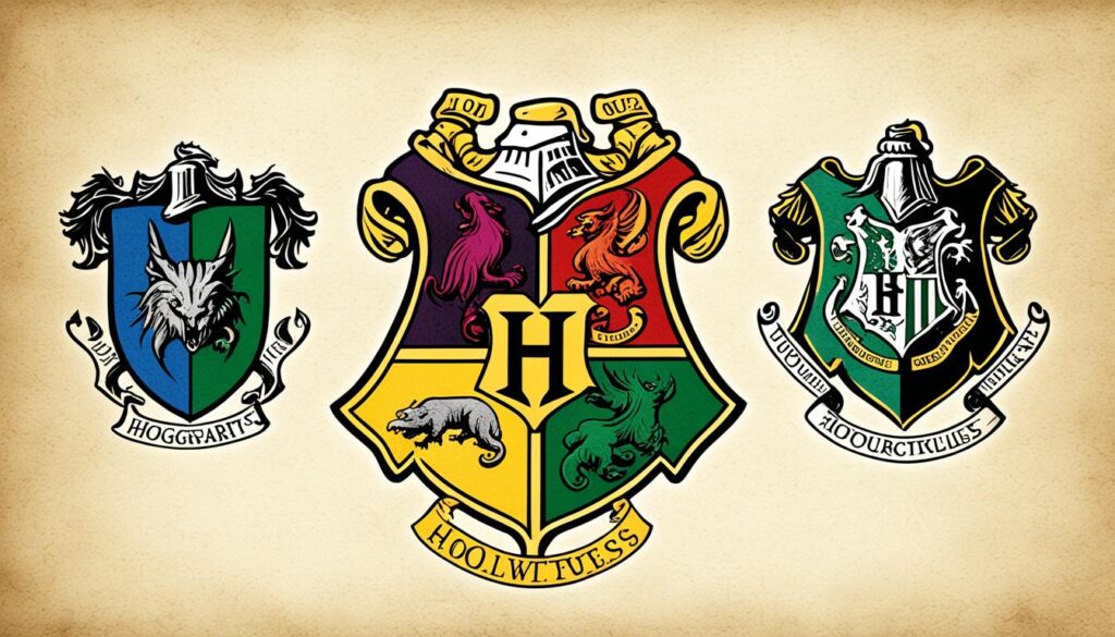Hogwarts House Crests