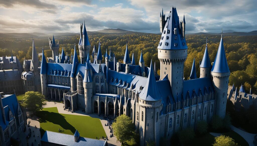 Ravenclaw Tower Aerial View