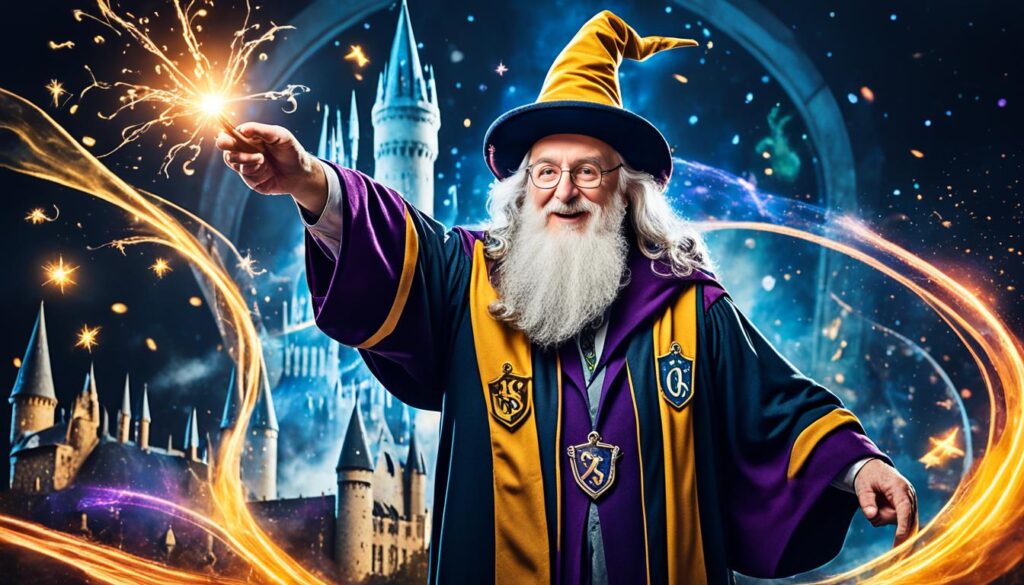 Wizarding Attire with Hogwarts House Colors