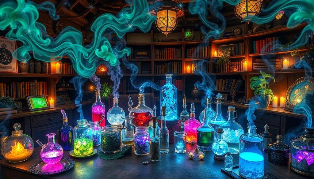 brewing potions for interaction