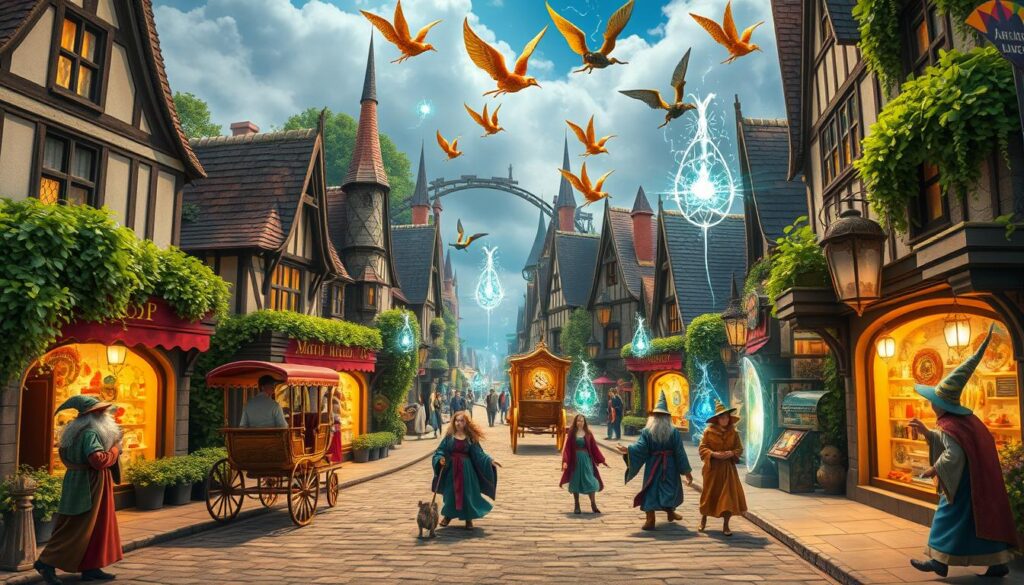 Magical transportation in the wizarding world