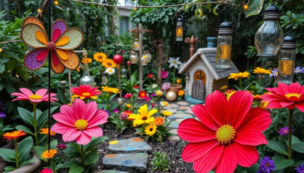 Whimsical garden decor