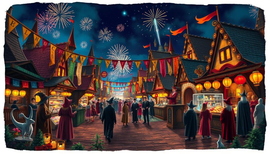 Wizarding festivals celebrate magical traditions